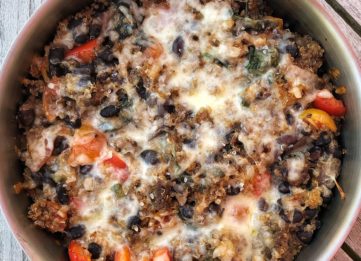 Leftover Taco Quinoa Bake