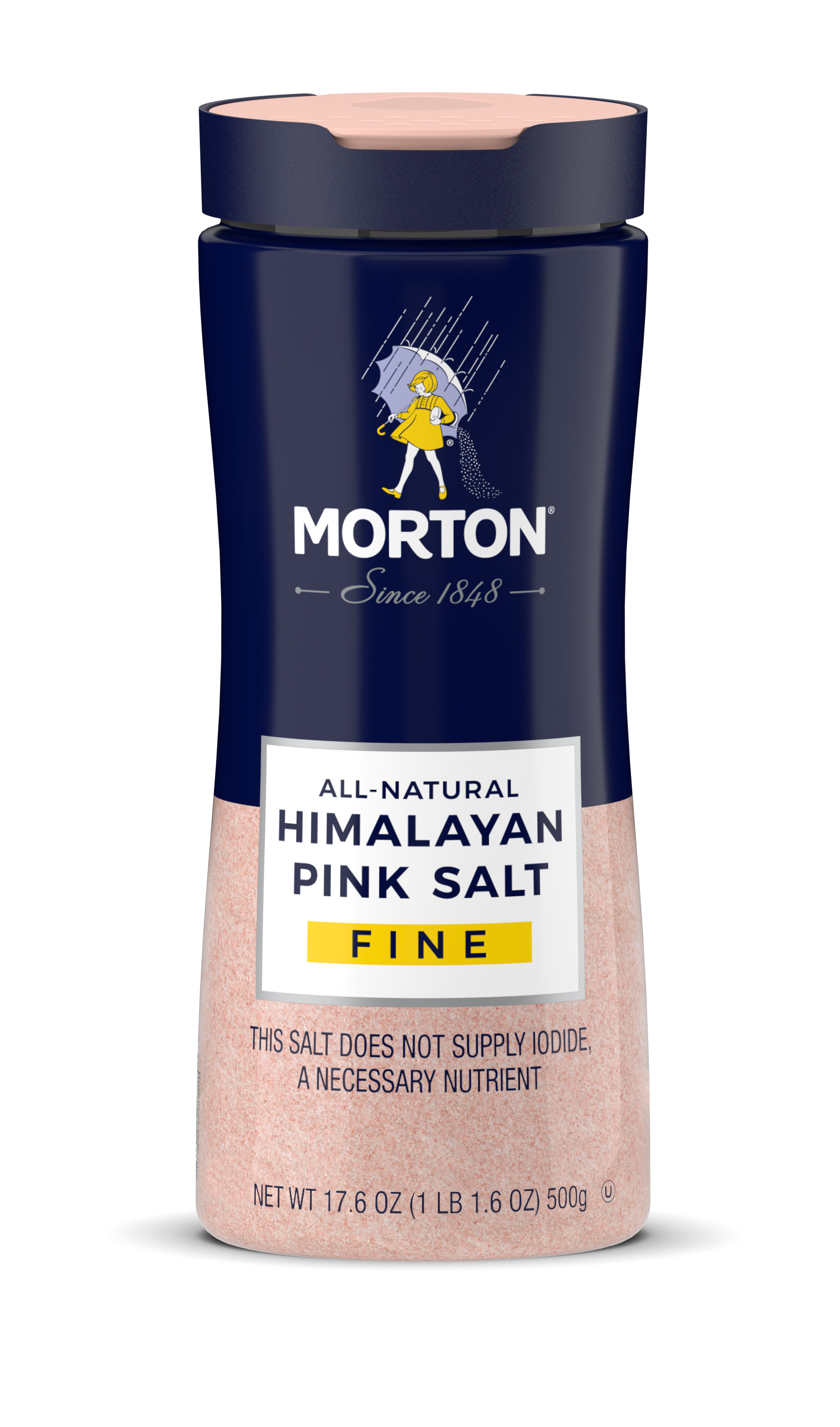 MORTON® FINE ALL- NATURAL HIMALAYAN PINK SALT - Morton Salt