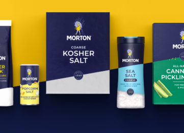 MORTON SALT POURS OUT MODERN NEW LOOK ON PACKAGING