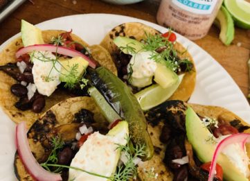 Mushroom Tinga Tacos