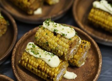 Grilled Corn With Butter and Lime Salt