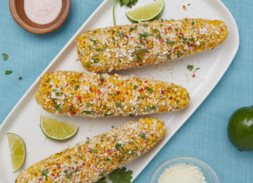 Grilled Corn with Chili and Lime