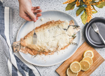 Salt Crusted Branzino