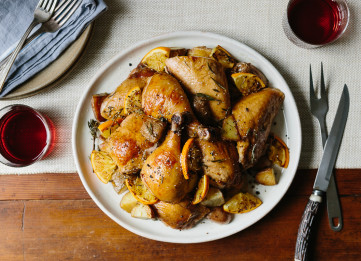 Whole Roasted Chicken in Salt Crust